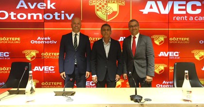 Avek Otomotiv and Avec Rent A Car Become Official Sponsors of Göztepe Sports Club