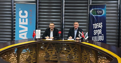 Avec Rent a Car, TOFAŞ Spor Kulübü ile Sponsorluk Anlaşmasına İmza Attı