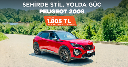 Şehirde Stil, Yolda Güç Peugeot 2008