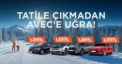 Tatile Çıkmadan Avec’e Uğra!